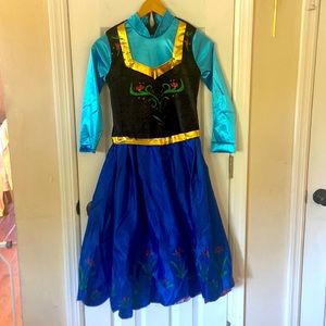 Princess Anna long sleeve traveling outfit costume